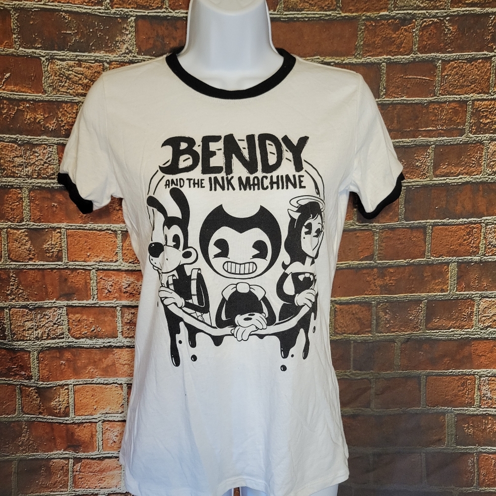 Mighty Fine Bendy & The InkMachine Tee Small